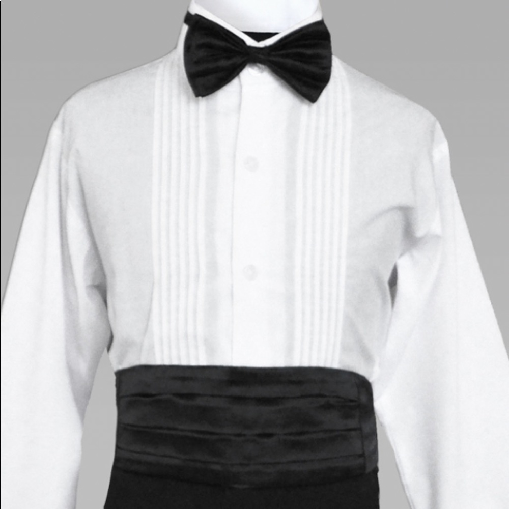 6 piece boys tuxedo with tail